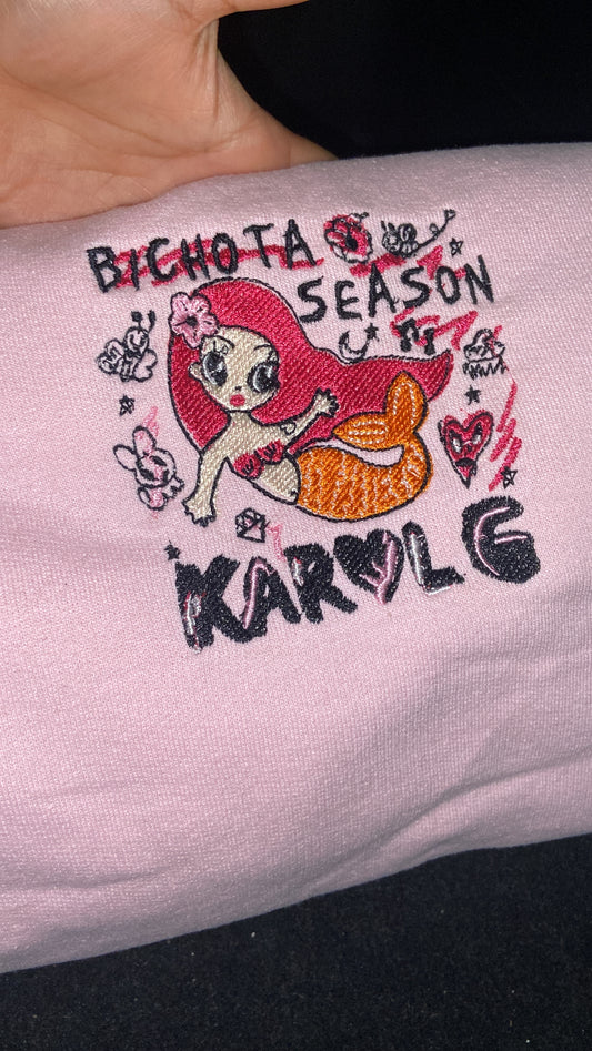 Karol G Bichota Season Embroidered Sweater