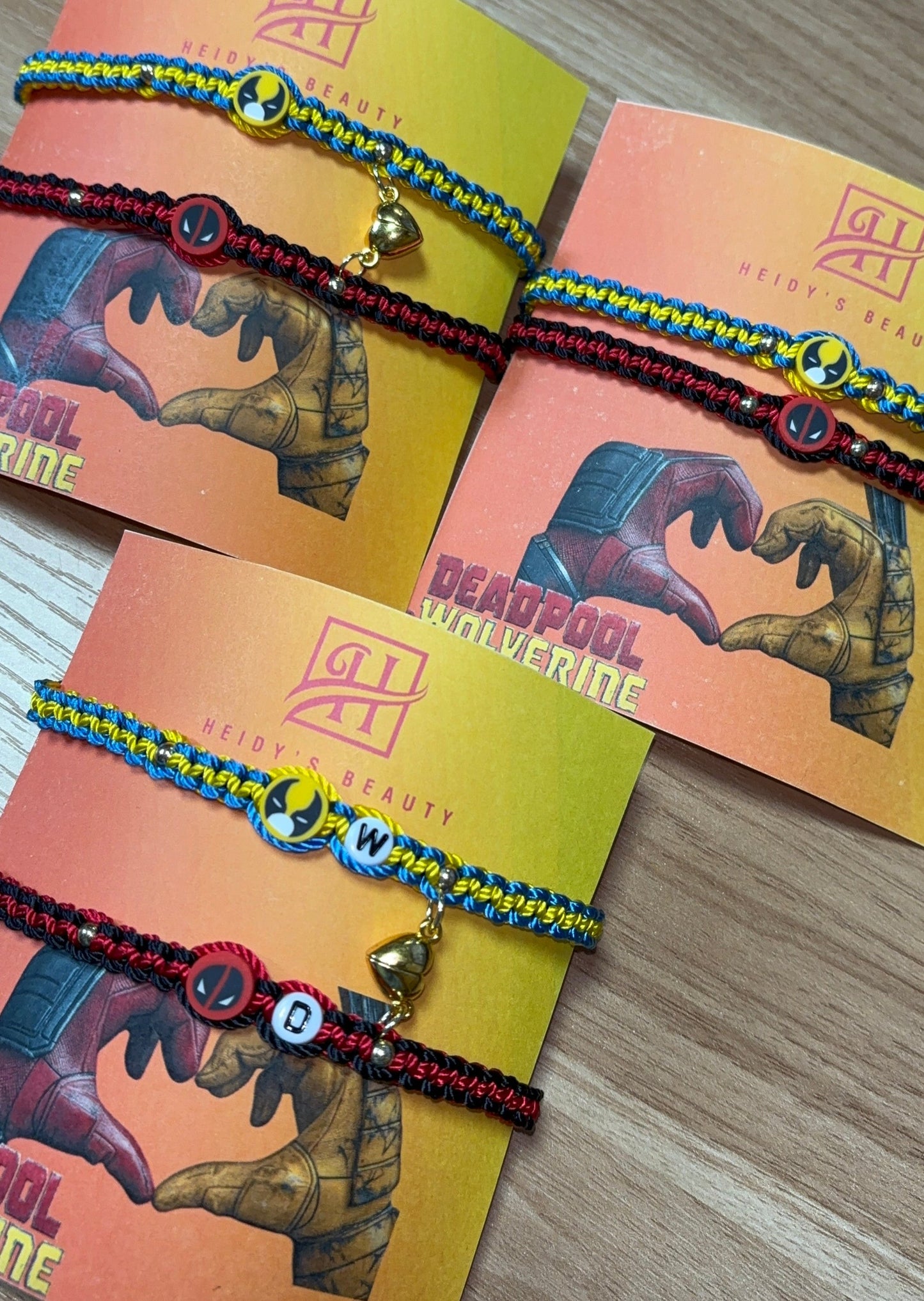 Deadpool x Wolverine Bracelets