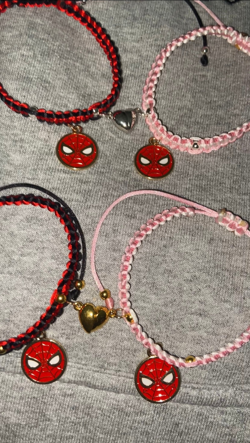 Spiderman and Gwen Couples Bracelets