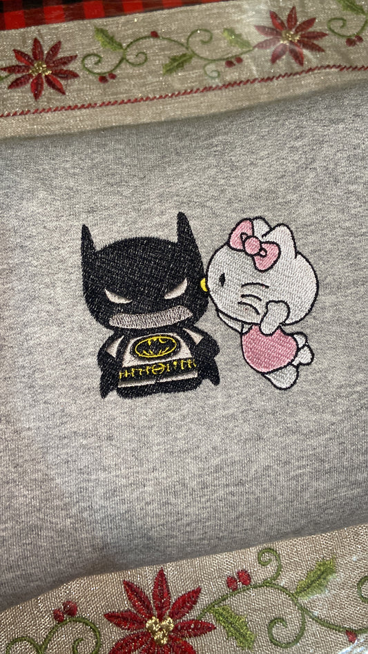 Hello Kitty and Batman Sweater