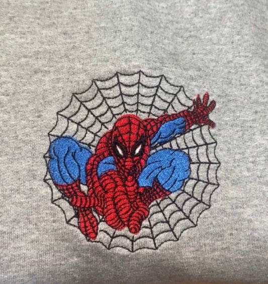 Spiderman Embroidered Sweater 🕸️