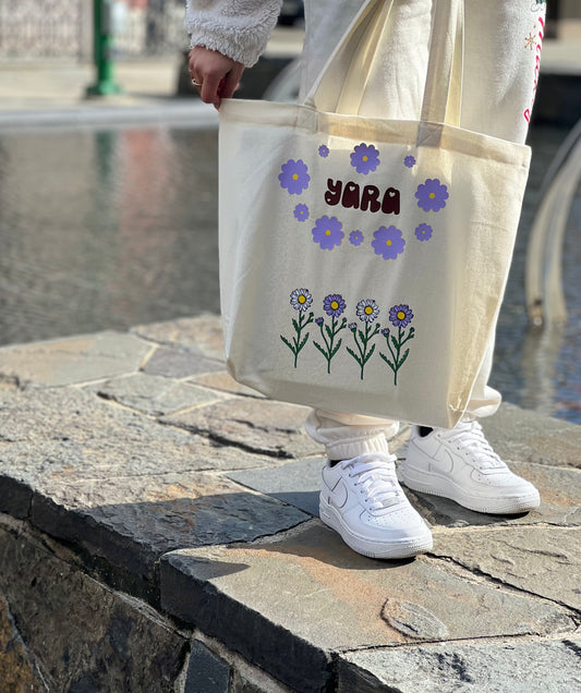 Personalized Name Tote Bag
