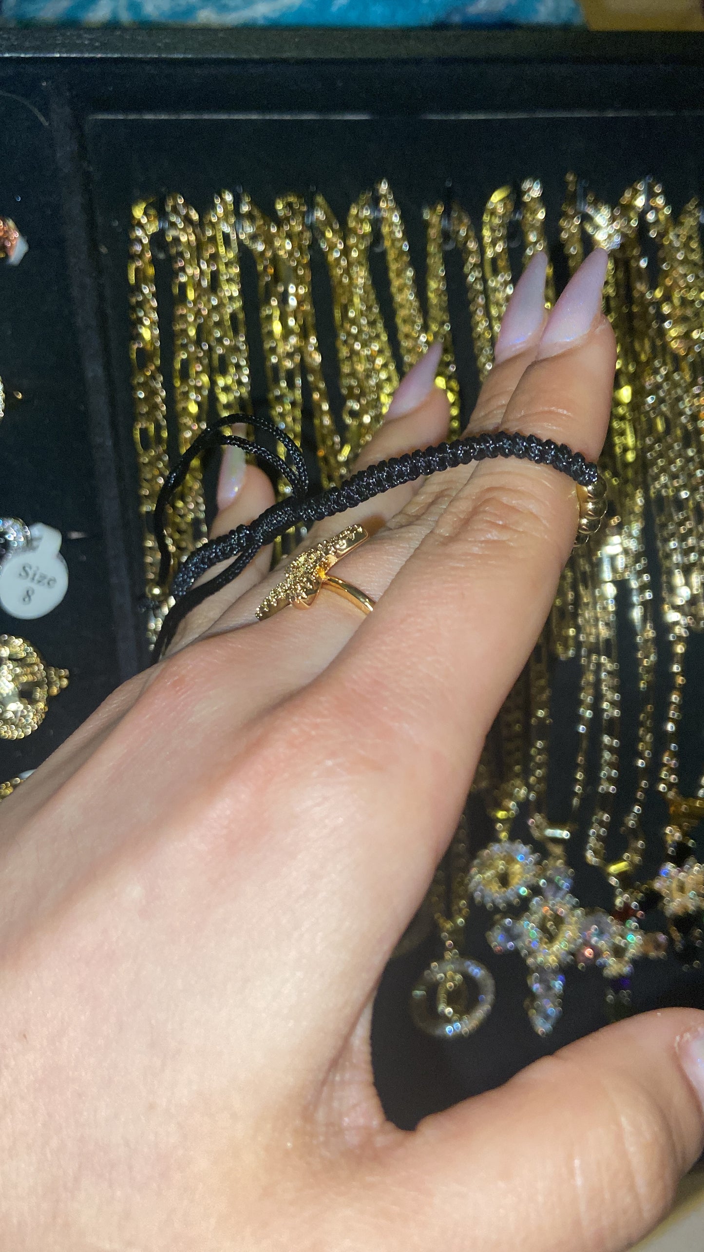 San Judas Gold Plated Adjustable Bracelet