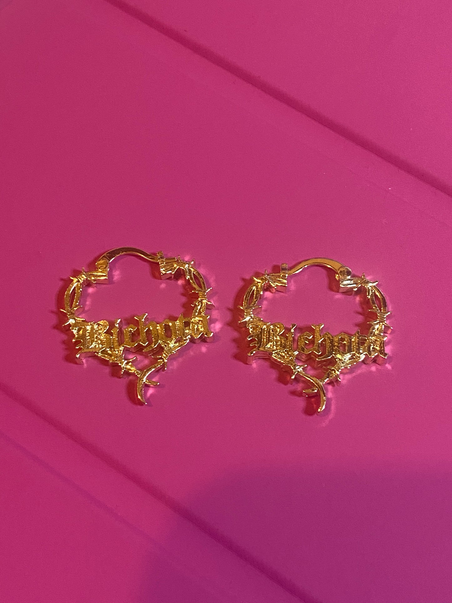 Gold Filled Bichota Hoops