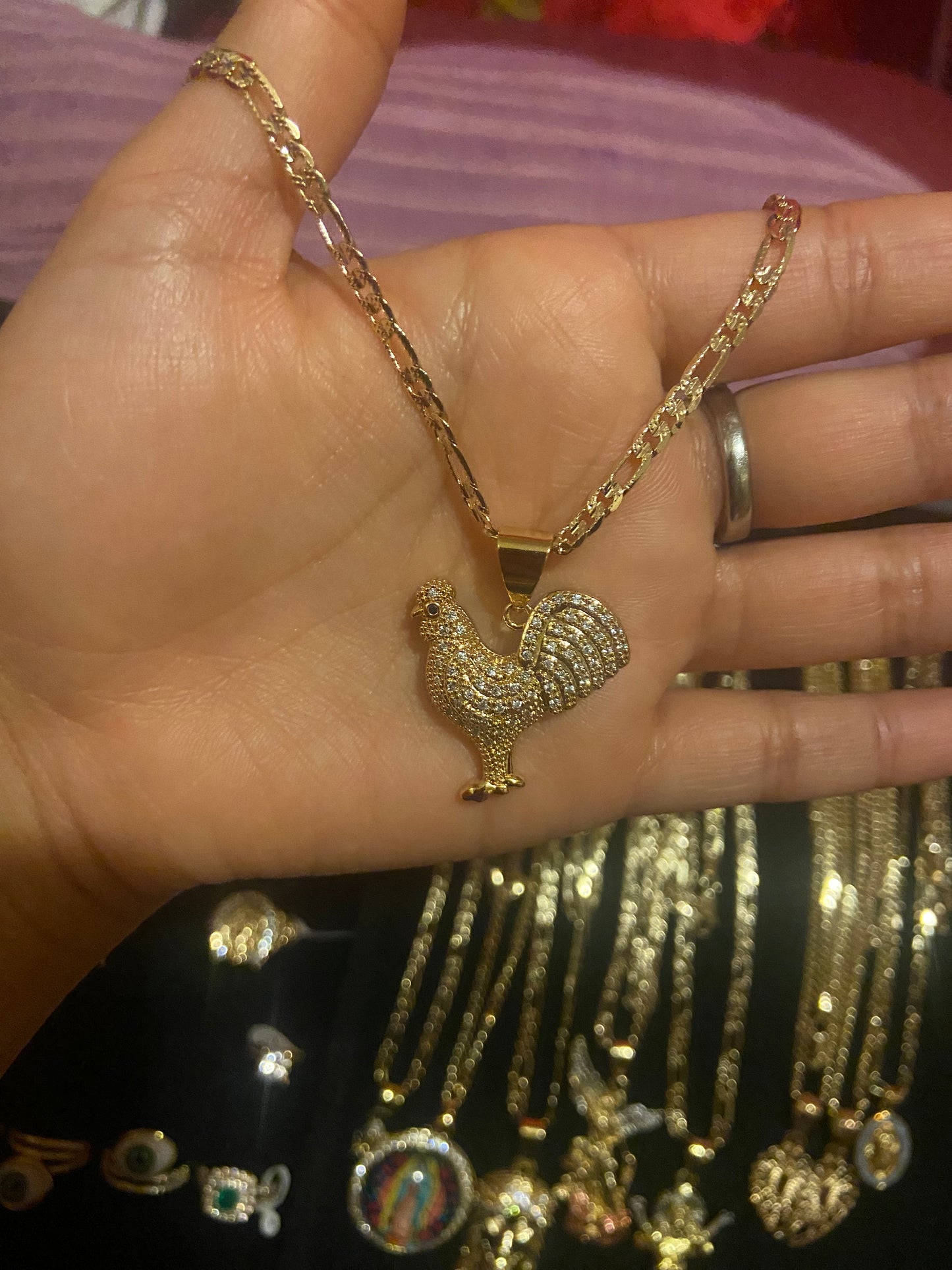 Rooster Necklace