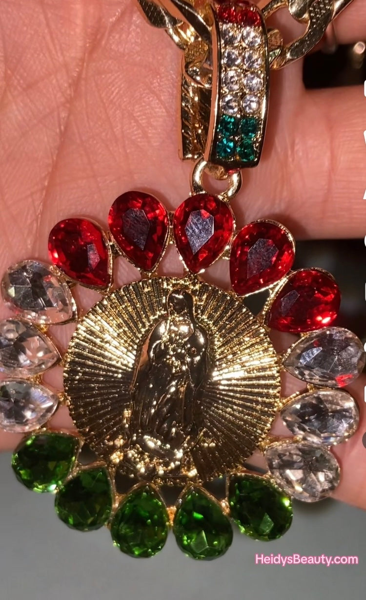 Virgen Large Diamondback Necklace