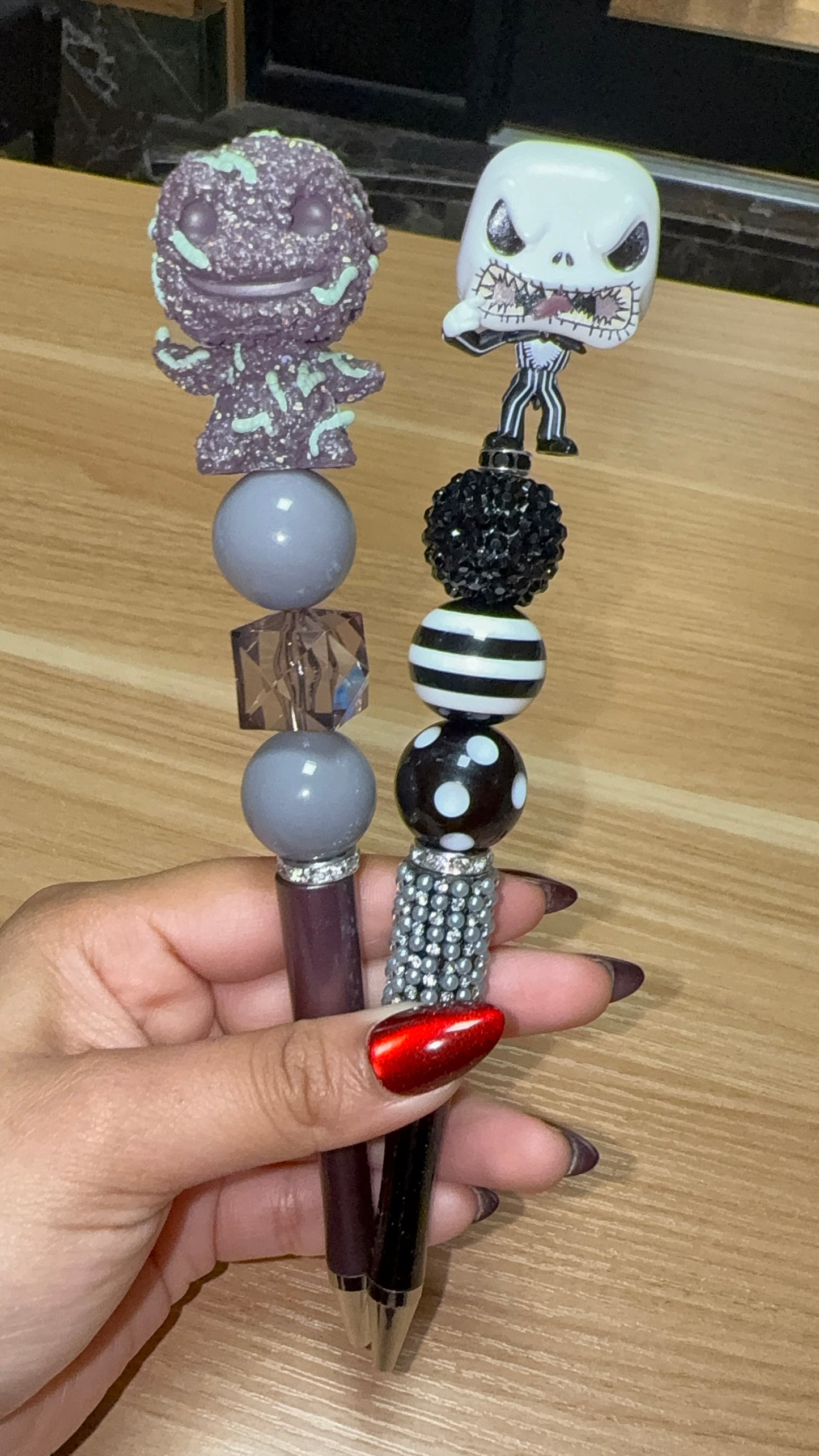 Jack Skellington and Oogie Boogie Pens
