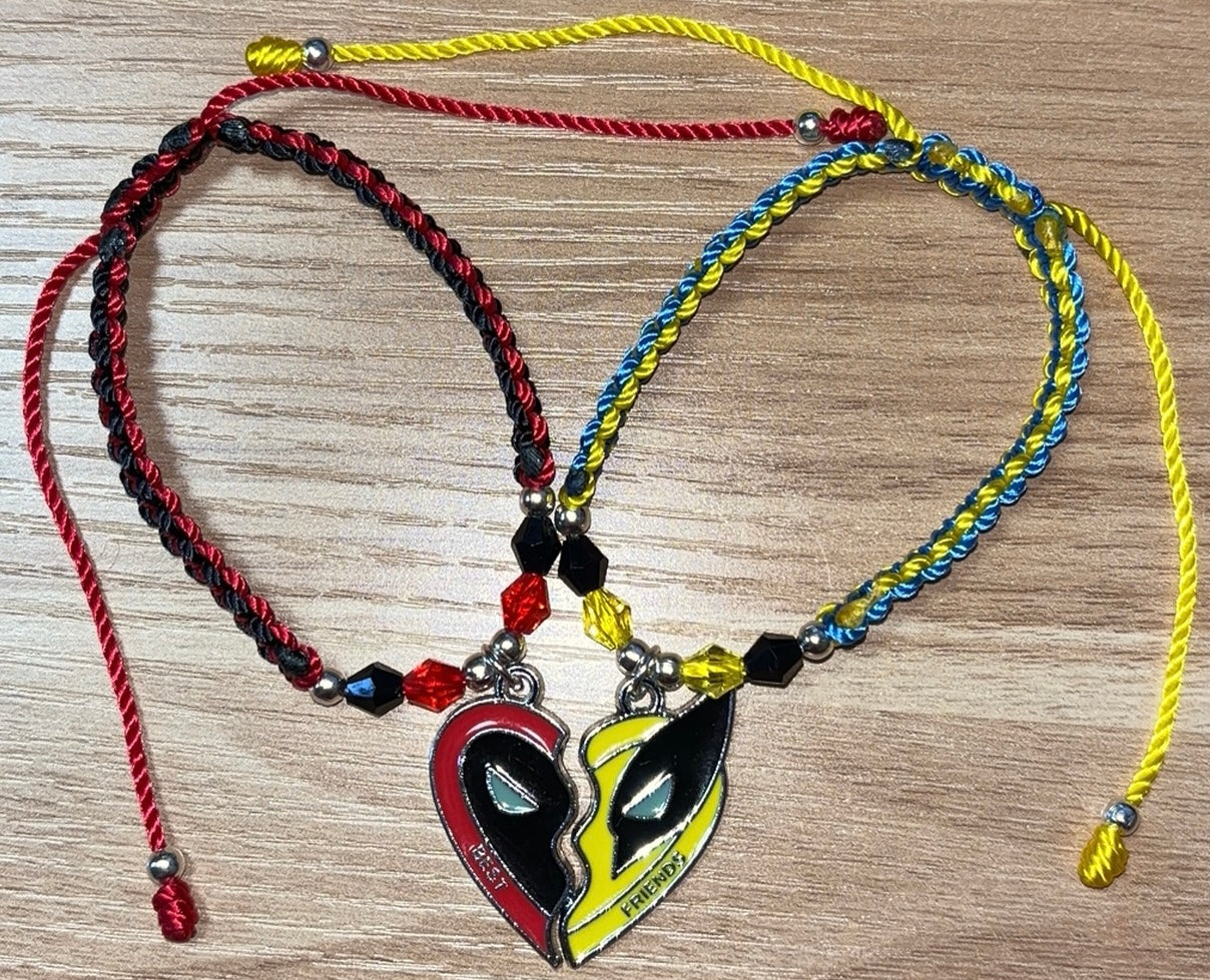 Deadpool x Wolverine Bracelet Set