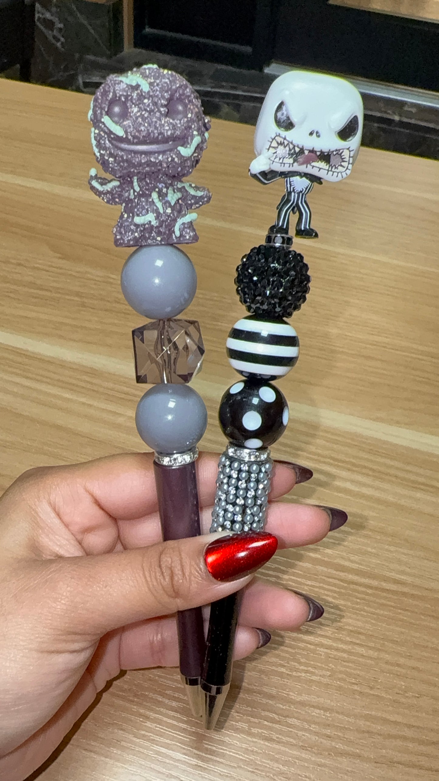 Jack Skellington and Oogie Boogie Pens