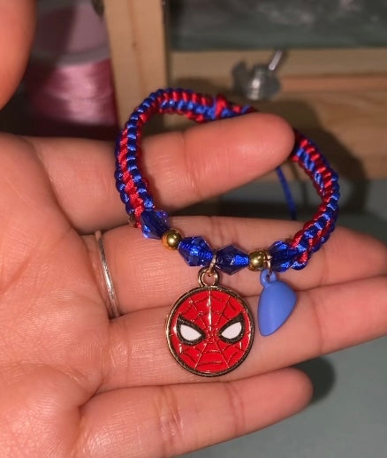 WITH 🩷, MG on Instagram: Spider-Man and Hello Kitty matching bracelets  🕷️🎀 Adjustable (Magnet comes included) Handmade by @withlovemg ❤️  #shopsmall #smallbusiness #spiderman #hellokitty #matchingbracelets  #stringbracelet #giftideas #explorepage