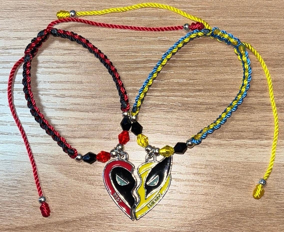 Deadpool x Wolverine Bracelet Set