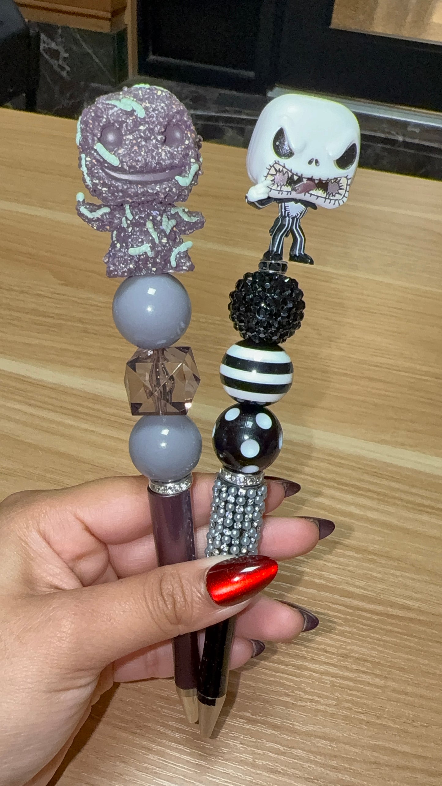 Jack Skellington and Oogie Boogie Pens