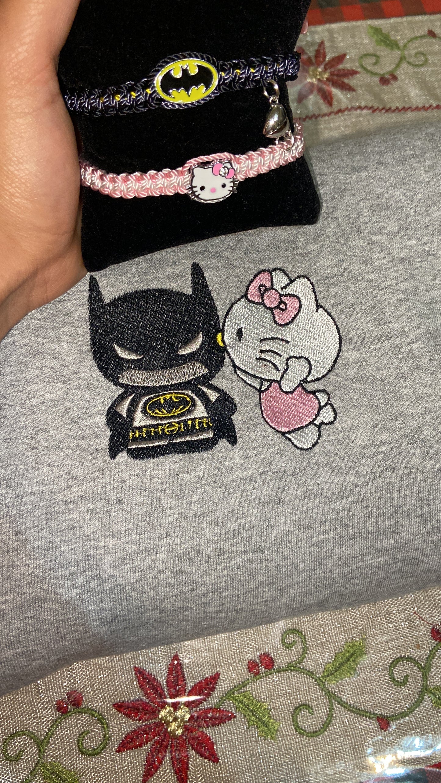 Hello Kitty and Batman Sweater