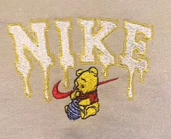 Pooh Embroidered Hoodie