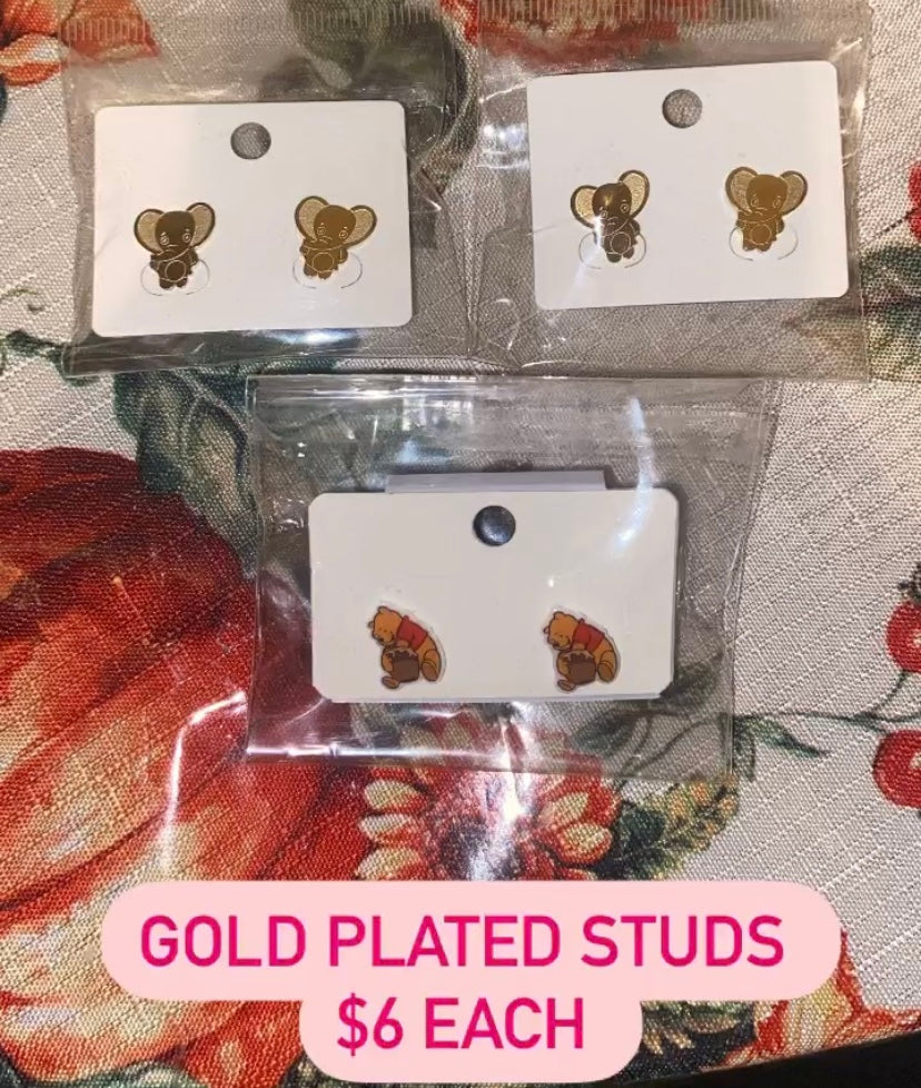 Gold Plated Studs