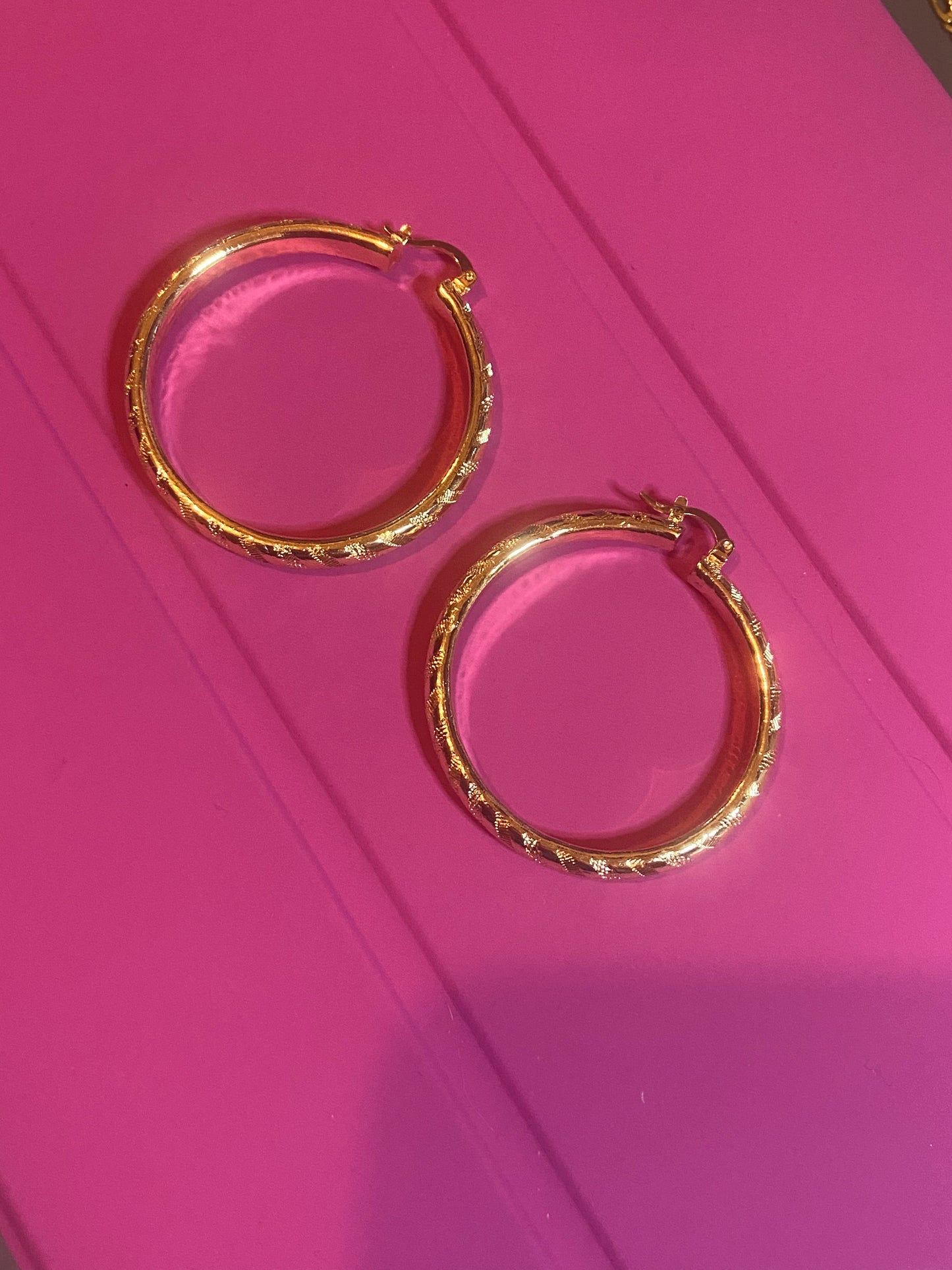 Gold Filled Hoops