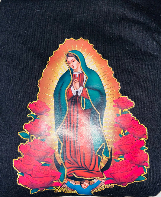 Black Our Lady of Guadalupe Hoodie