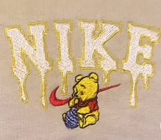 Pooh Embroidered Hoodie