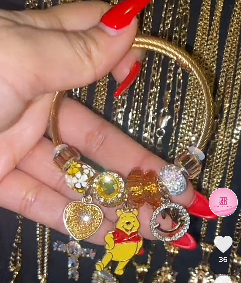 Pooh Charm Bracelet