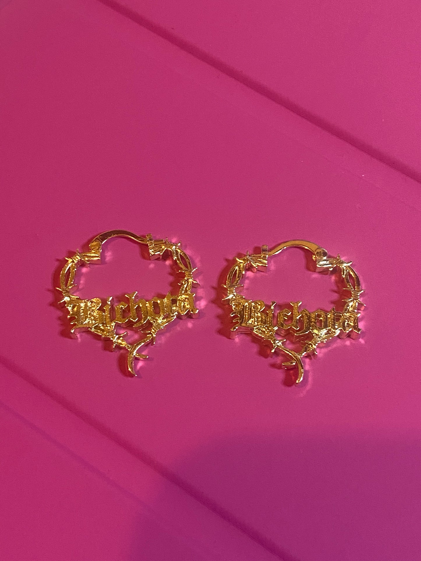 Gold Filled Bichota Hoops