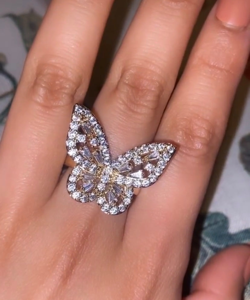 Butterfly Ring Size 6