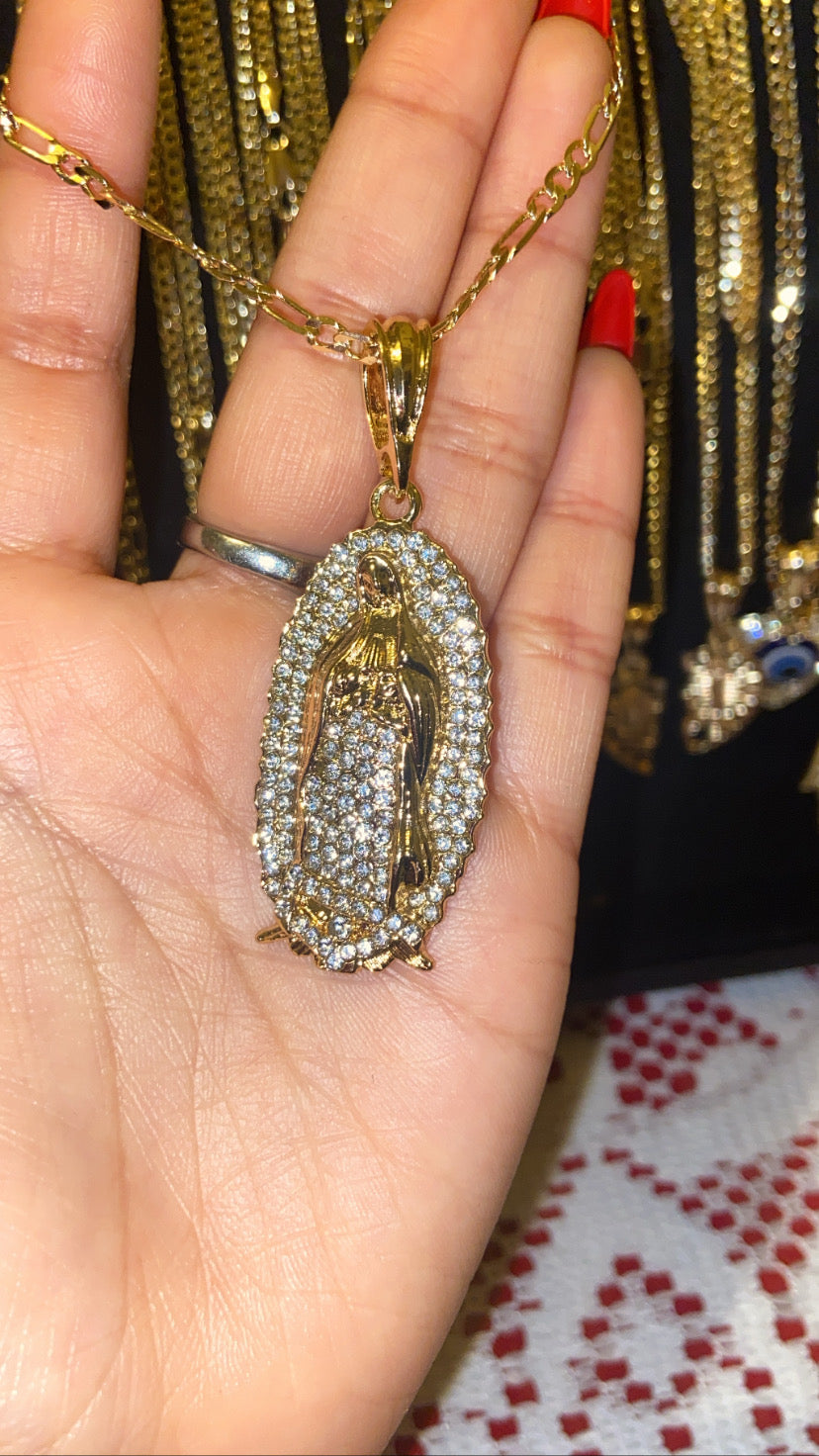 Virgen Diamondbacks Necklace